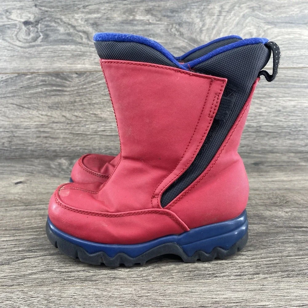 Lands End Youth Toddler Kids Winter Boots‎ Size 10M Red